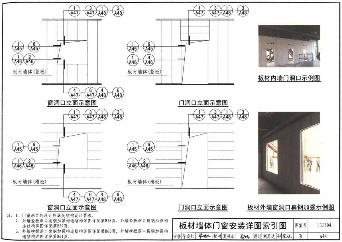 蒸壓加氣混凝土墻板窗口節(jié)點構(gòu)造